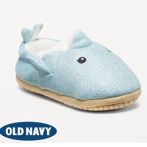 NEW toddlers XS narwhal slippers